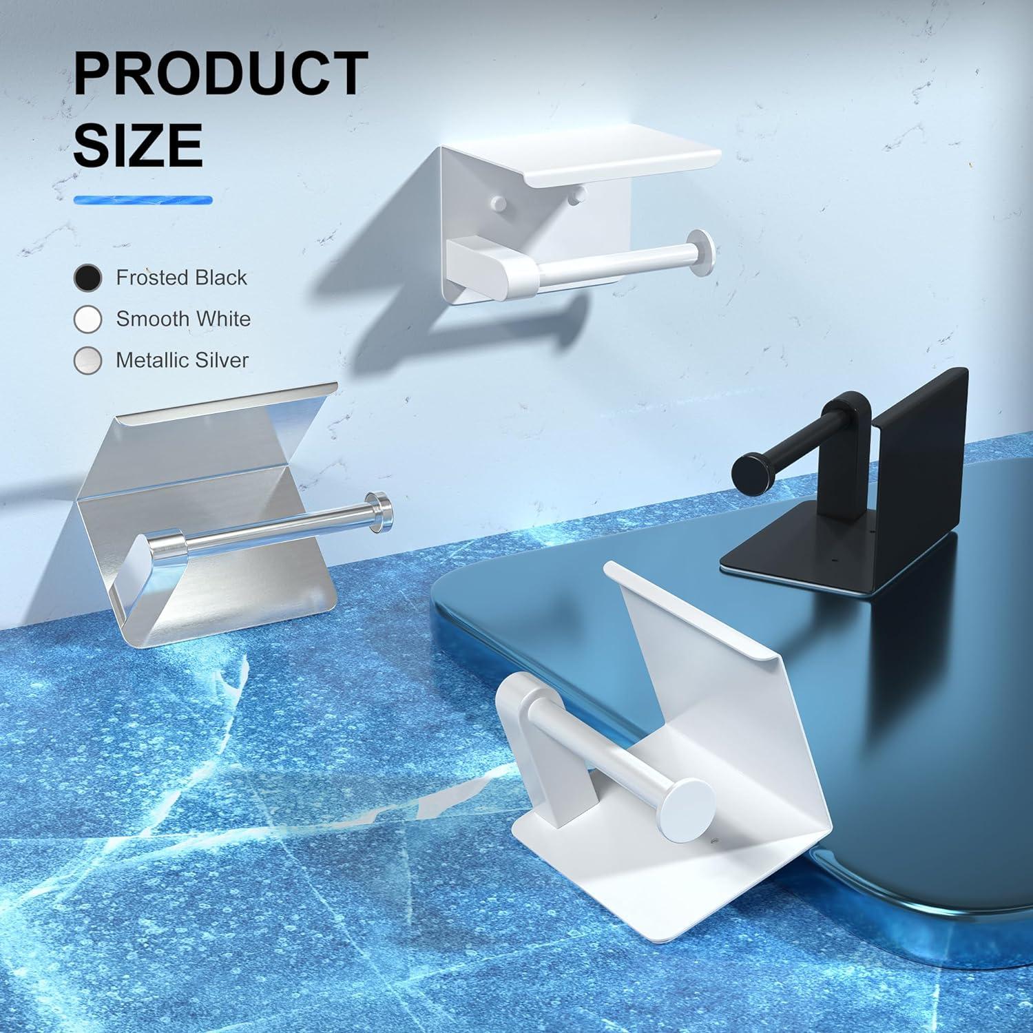 Toilettenpapierhalter ohne Bohren 3M-Kleber Montage