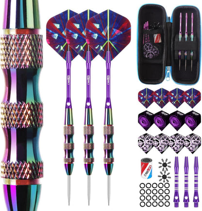 Dartpfeile Metallspitze 22g 3 Stk Profi Steeldarts 6 Aluminium Schaft