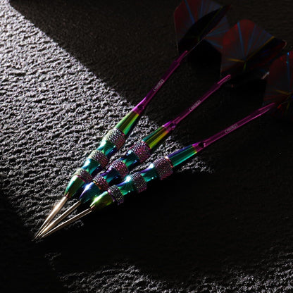 Dartpfeile Metallspitze 22g Profi Steeldarts Aluminium Schaft Flights