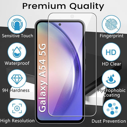 Panzer Schutz Glas Samsung Galaxy A54 4G 5G 8-teilig