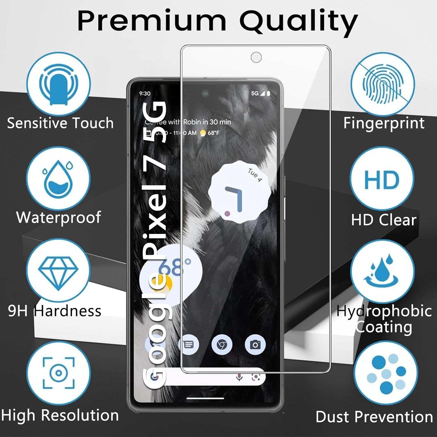 Panzer Schutzglas Kameraschutz Google Pixel 7 Display HD Folie
