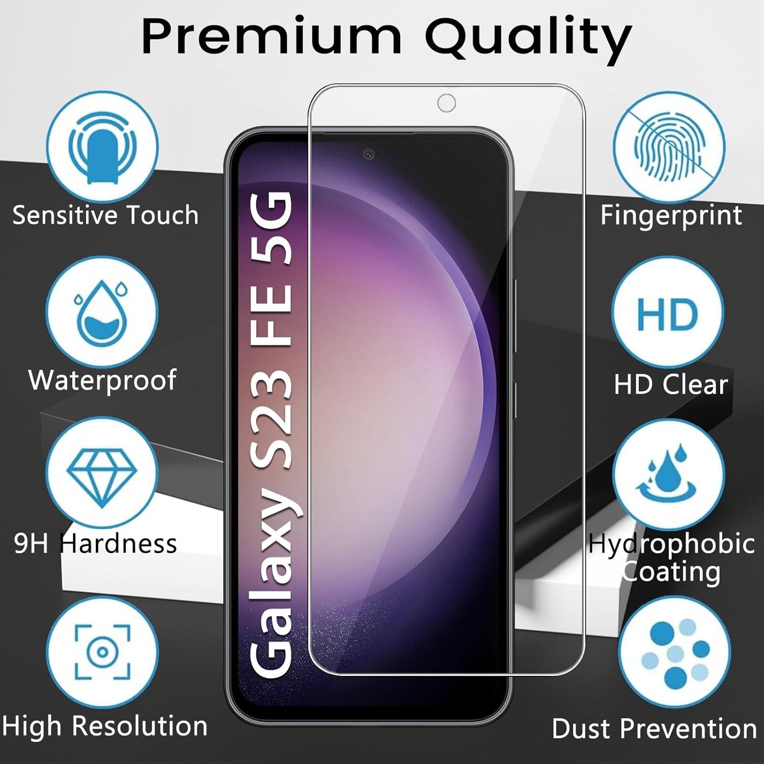 Panzer Schutz Glas Samsung Galaxy S23 FE 4G 5G