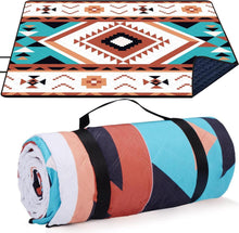 Picknickdecke Wasserdicht Strandmatte 195x150cm Blau