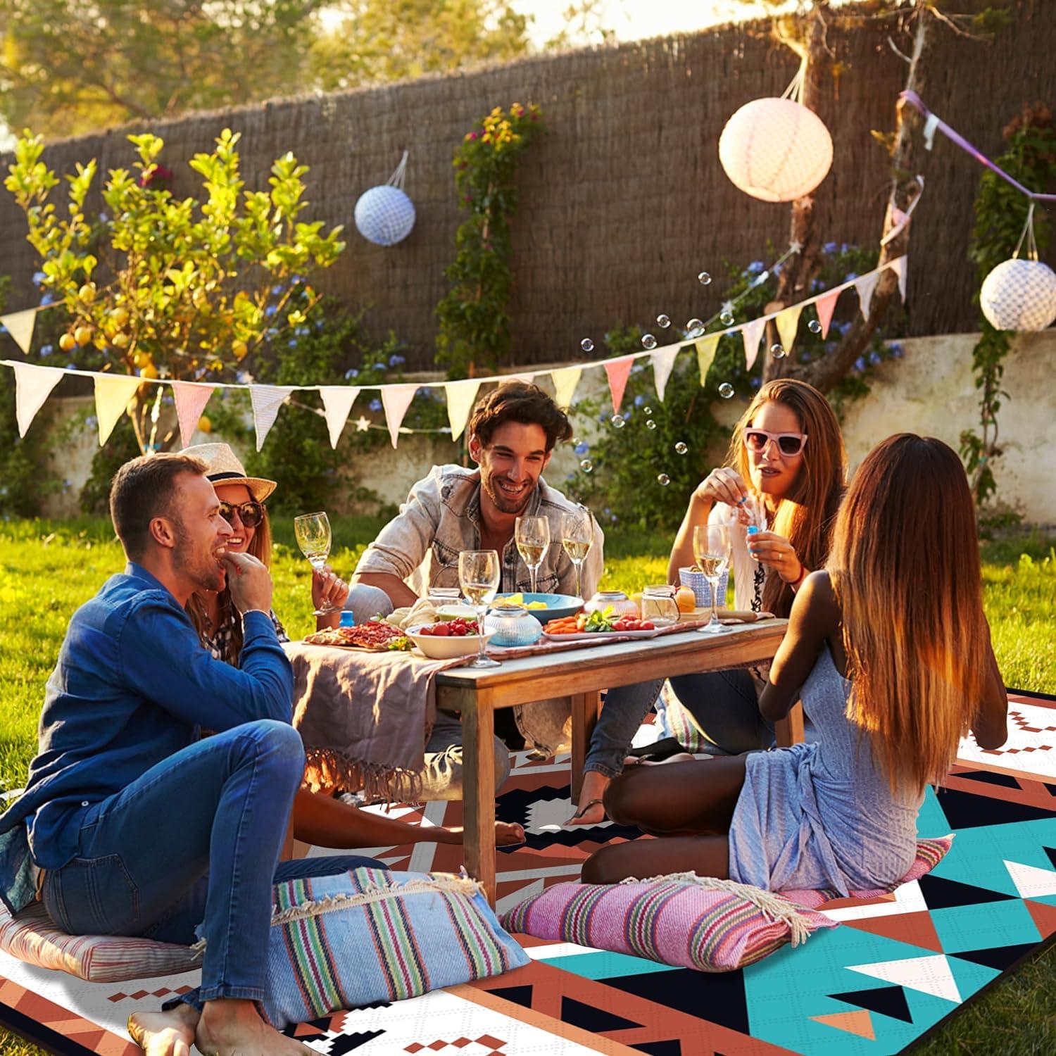 Picknickdecke Wasserdicht 195x150cm Outdoor Strandmatte