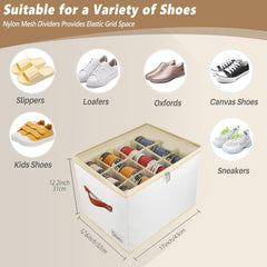 Schuhboxen Stapelbar Schuhregal für Schrank