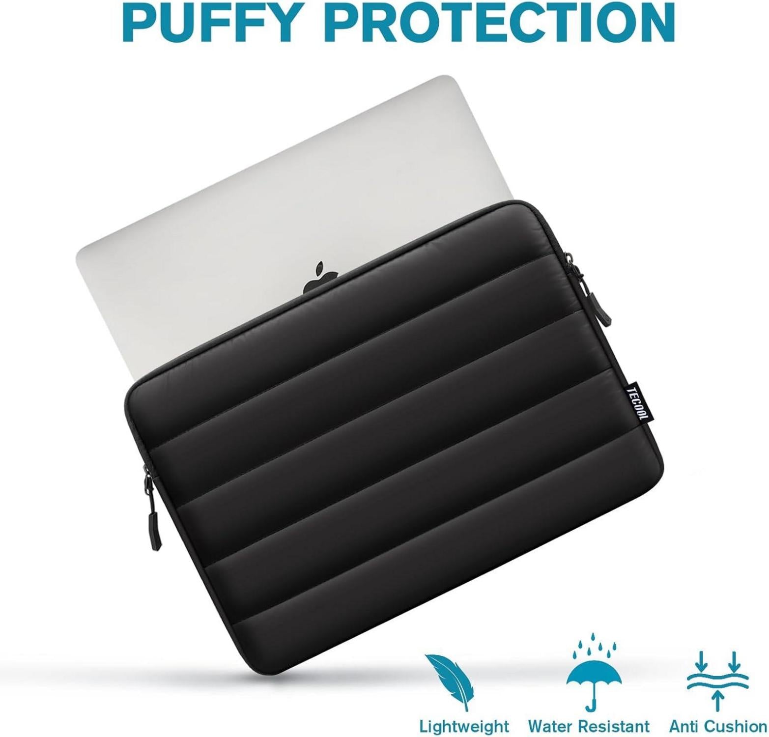 TECOOL Puffy 15.6 Zoll Laptoptasche Schutzhülle für