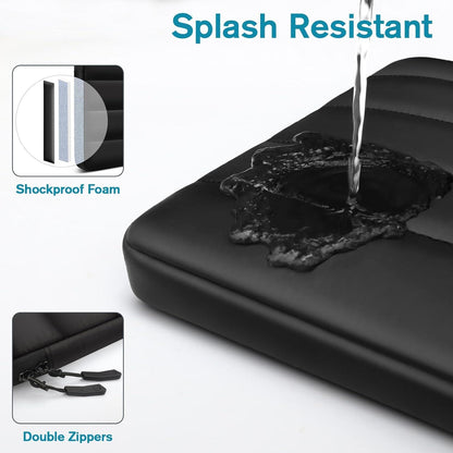 15.6 Zoll Laptop Tasche Schutzhülle für Notebook Schwarz