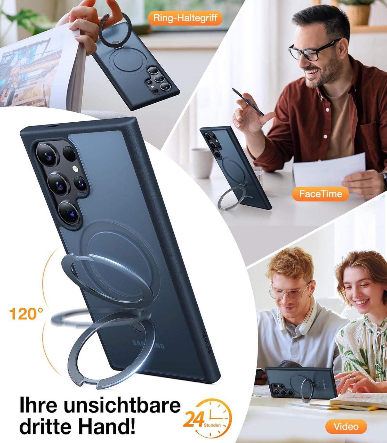Samsung Galaxy S24 Ultra Hülle MagSafe-Ständer Stoßfest