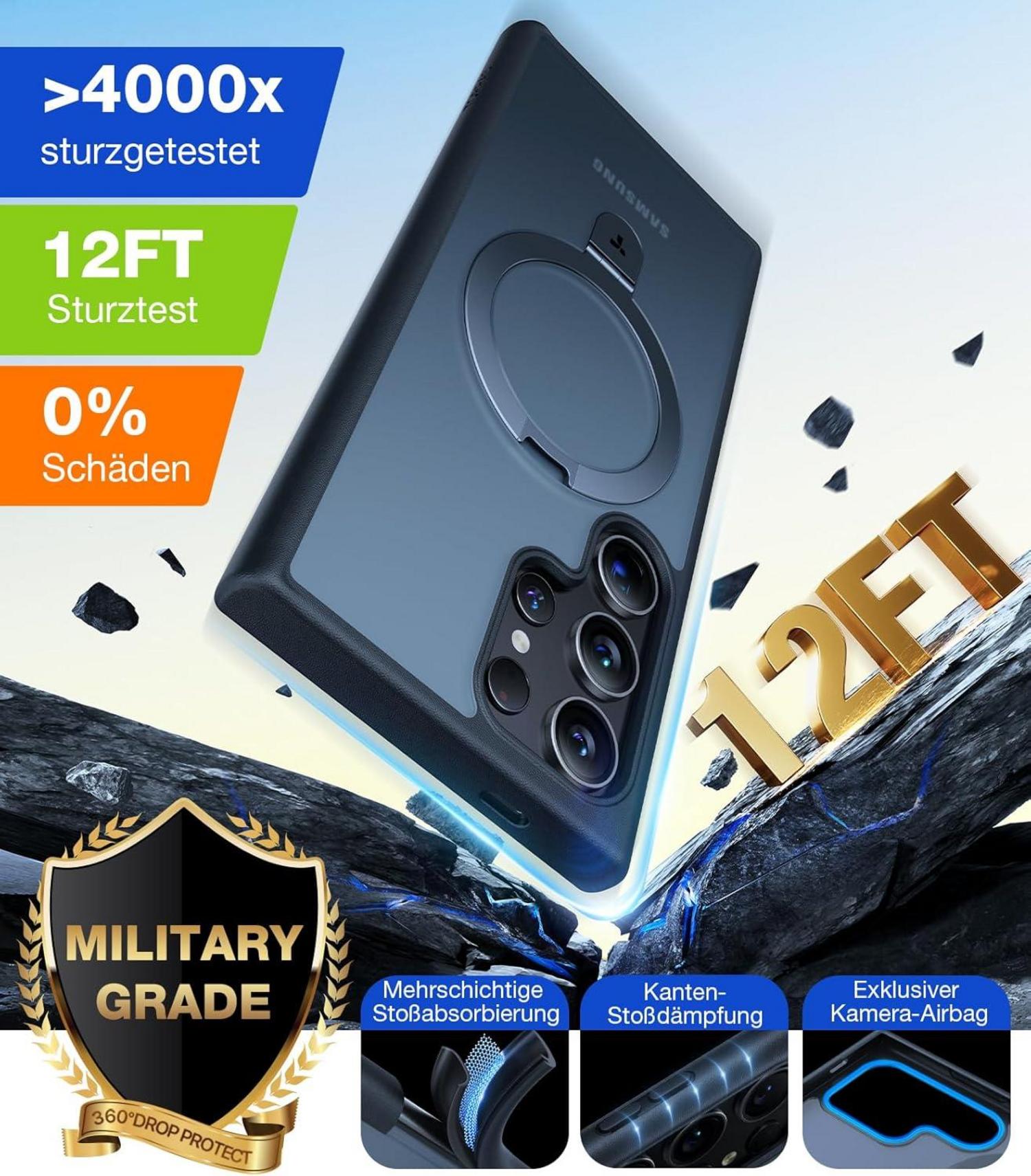Samsung Galaxy S24 Ultra Hülle MagSafe Magnetisch Militär Stoßfest