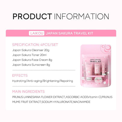 Sakura Pflegeset SPF50 Sonnencreme Geschenkset Frauen