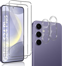 2x QULLOO Panzerglas für Samsung Galaxy S24 Plus Display & Kamera
