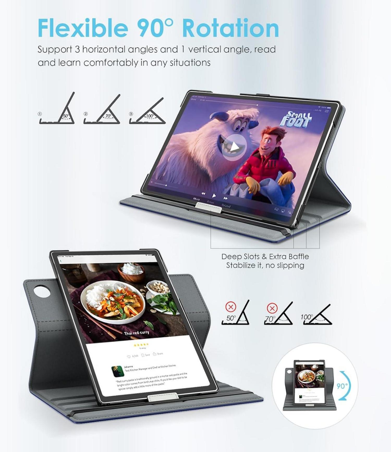 Drehbare Schutzhülle für Samsung Galaxy Tab A9+ 11 Zoll 2023