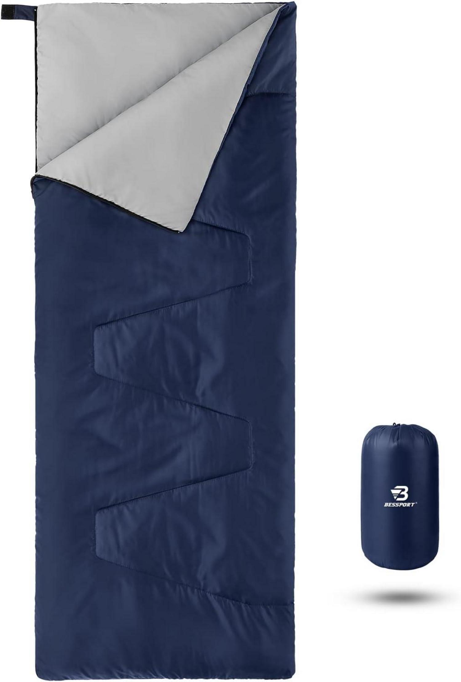 Ultraleichter Schlafsack Sommercamping Outdoor Festival Blau