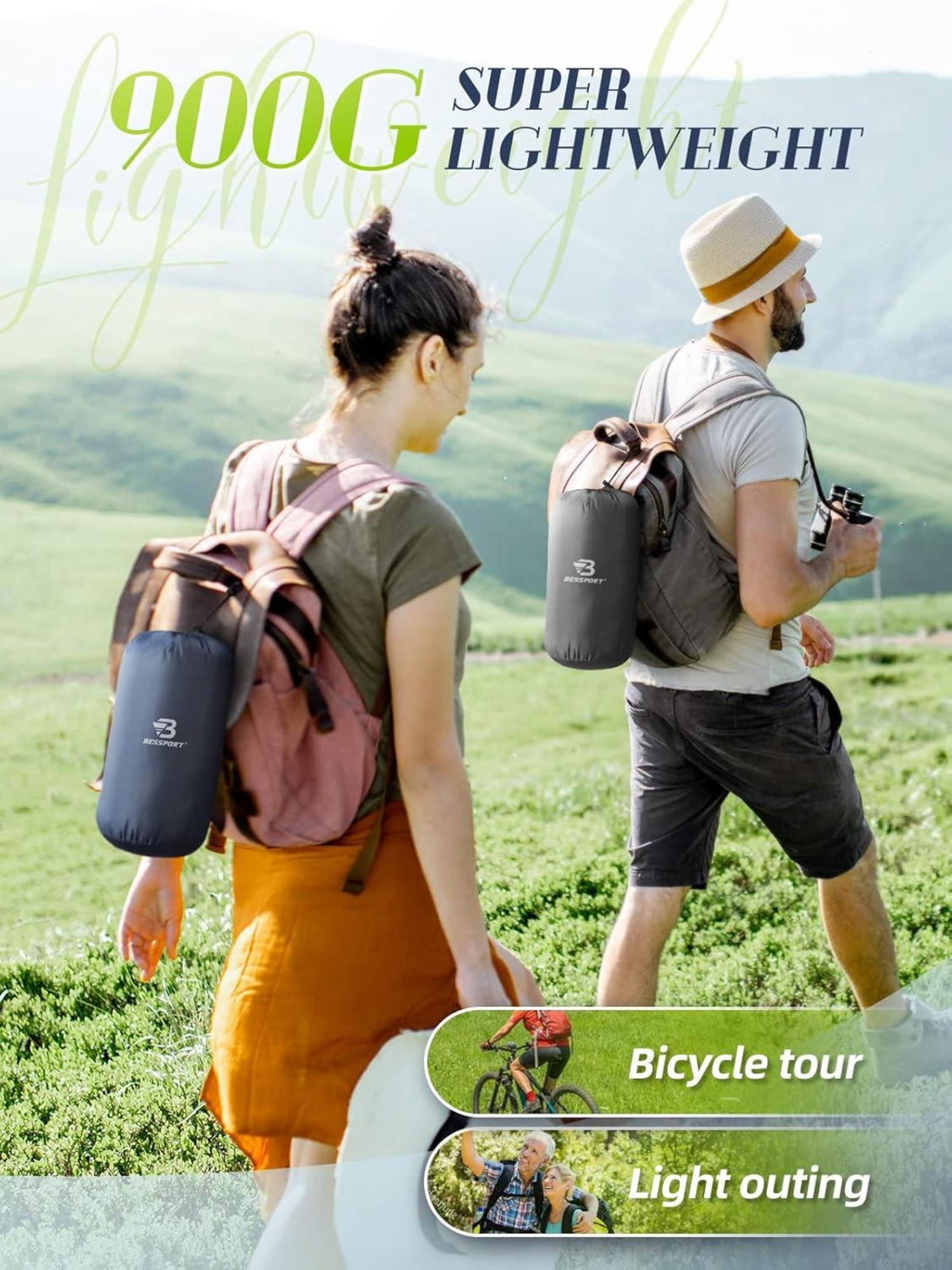 Ultraleichter Schlafsack mit kleinem Packmaß für Camping und