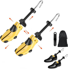 Schuhspanner Schuhdehner Schuhweiter Gelb mit Schuhlöffel