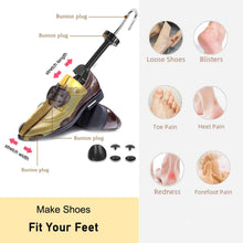 Schuhspanner Damen Herren Schuhdehner Gelb Schuhlöffel