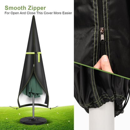 Sonnenschirm Schutzhülle UV-Schutz 50+ für Mittelstockschirme 175x32/38cm