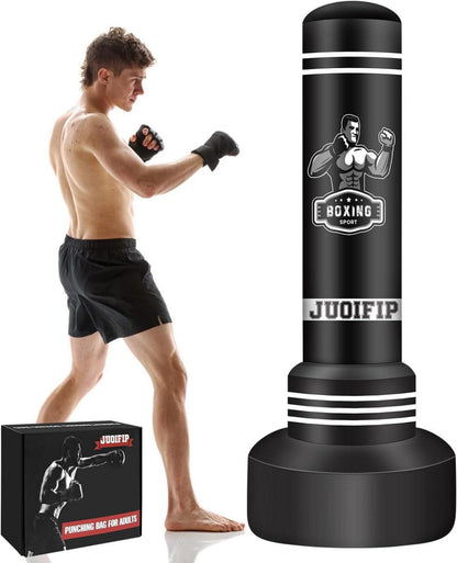 Freistehender Boxsack 175 cm für Erwachsene mit Ständer Training MMA