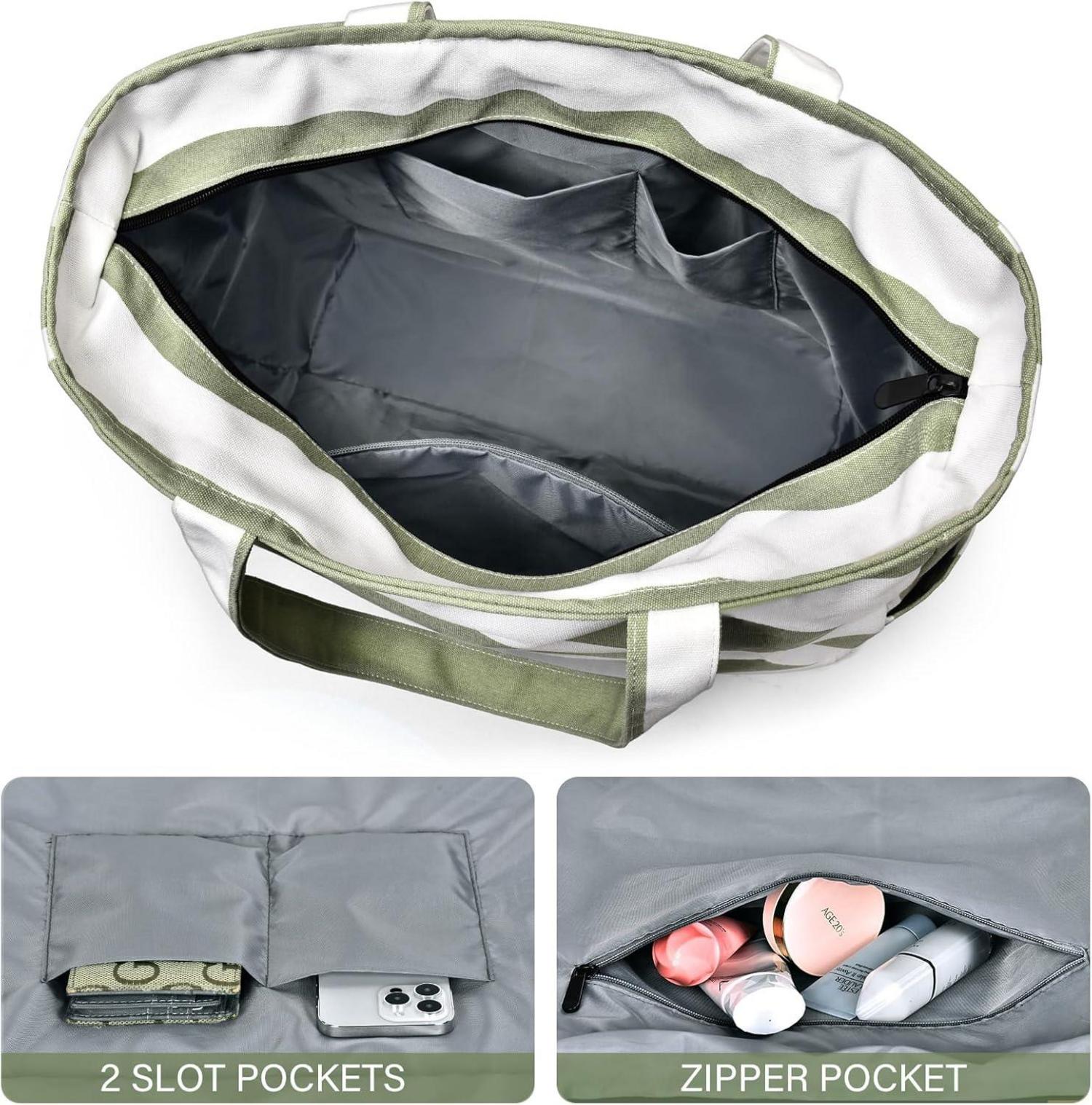 Oscaurt Strandtasche Damen Handtasche Groß Shopper Wasserdicht 40L
