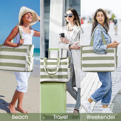Oscaurt Strandtasche Damen Handtasche Groß Shopper Wasserdicht 40L