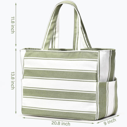 Oscaurt Strandtasche XXL Damen Umhängetasche Tote Bag Wasserdicht mit Nasstasche