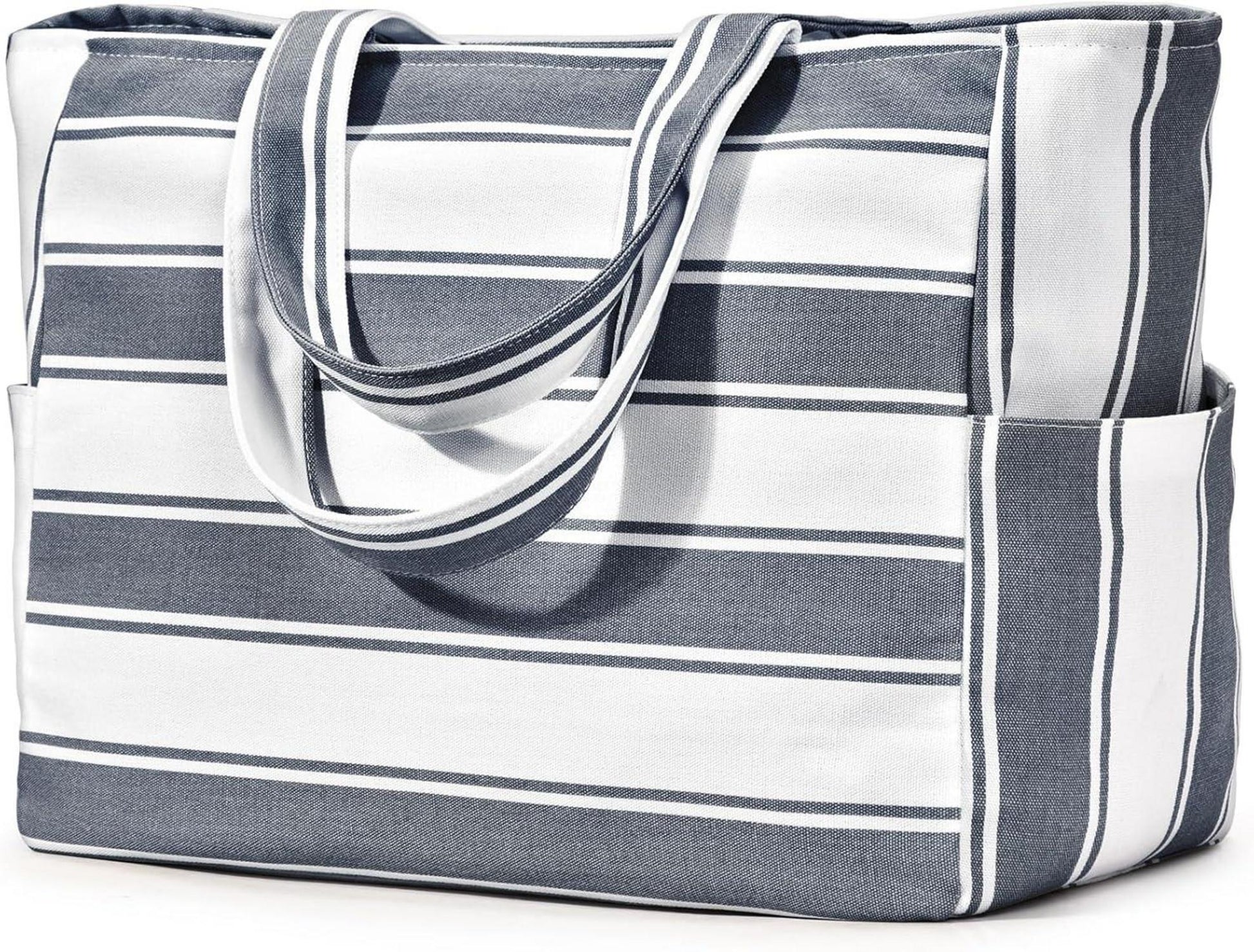XXL Strandtasche Damen Tote Bag Wasserdicht Reisetasche Groß Schwarz
