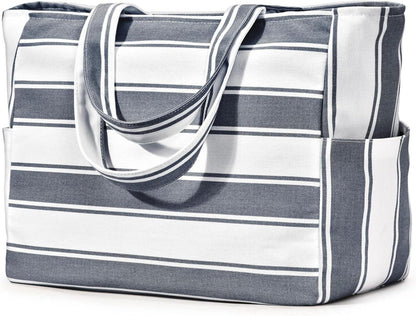 XXL Strandtasche Damen Tote Bag Wasserdicht Reisetasche Groß Schwarz