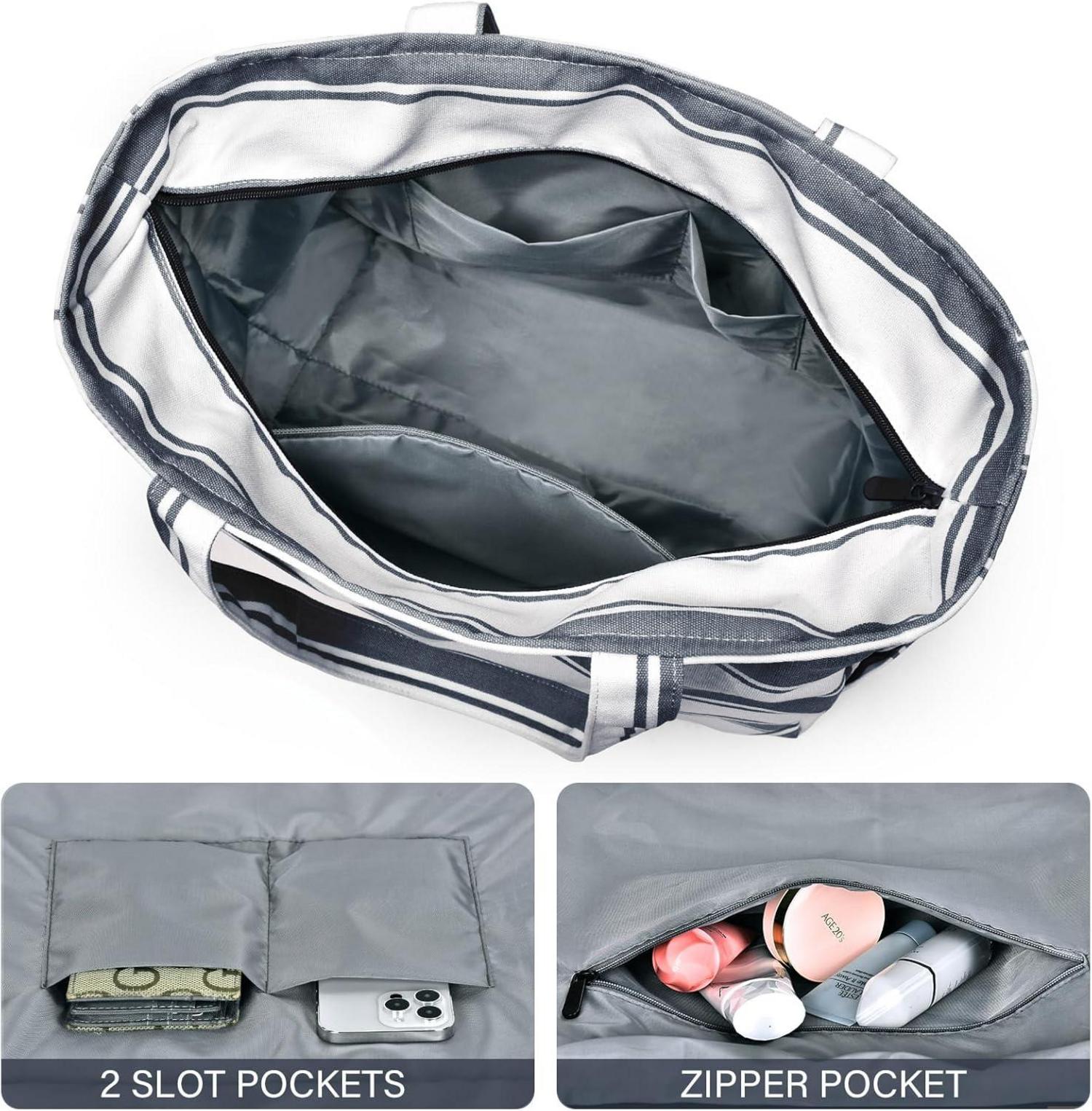 Oscaurt Strandtasche Damen XXL Tote Bag wasserdicht 40L große Reisetasche