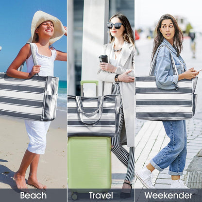 Oscaurt Strandtasche Damen XXL Tote Bag wasserdicht 40L große Reisetasche