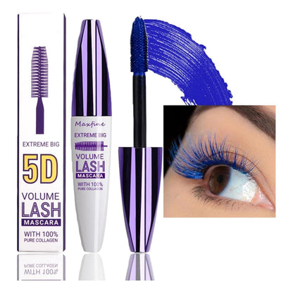 5D Wimperntusche Blau Wasserfest Volumen 30ml