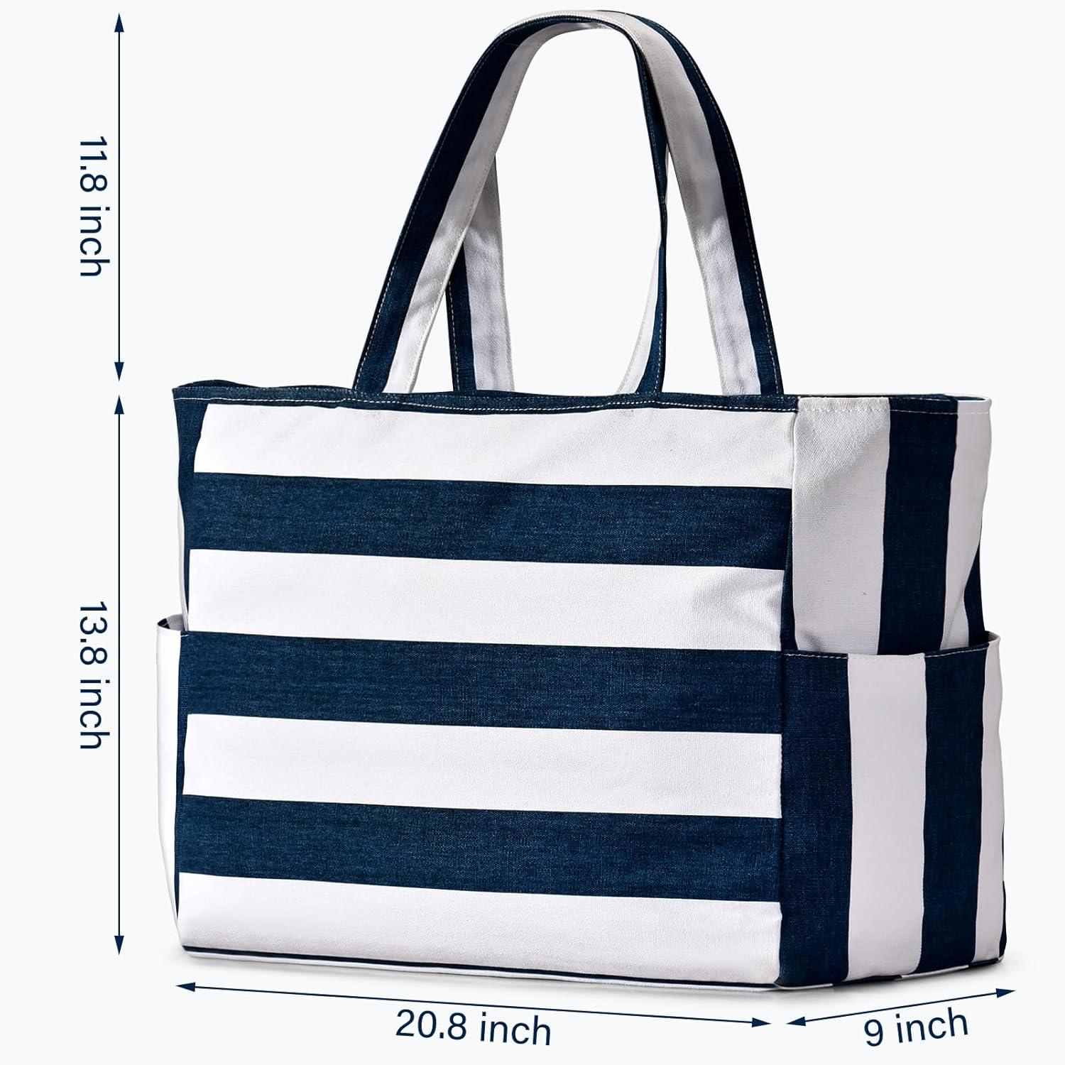 Oscaurt Strandtasche Damen Groß Wasserdicht Badetasche XXL Familie Shopper Einkaufstasche