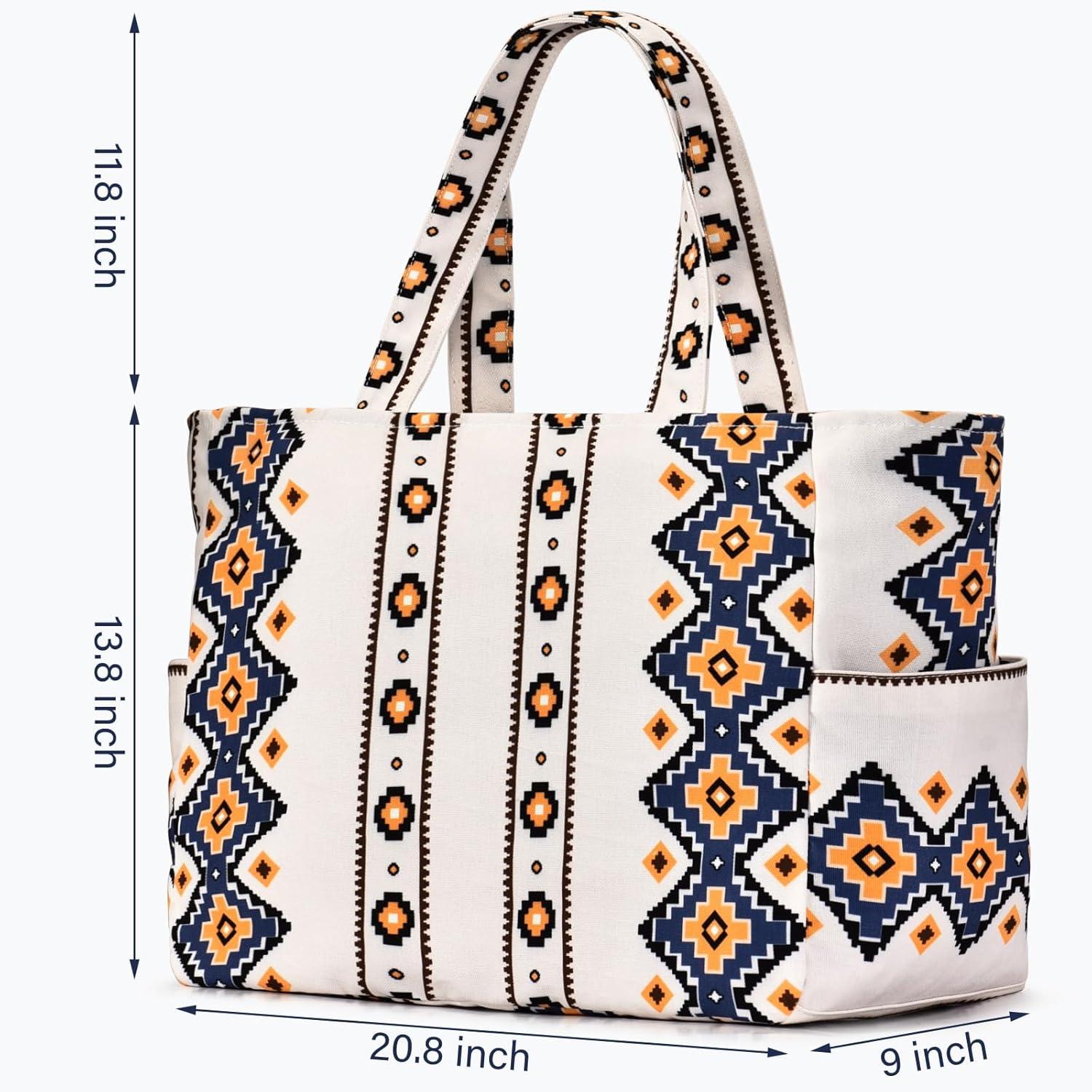 Strandtasche Damen XXL wasserdicht mit Reißverschluss Multifunktionales Shopper Reisetasche