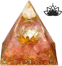 Kristall Orgonit Pyramide Wassermelone Turmalin Lotus Edelsteine