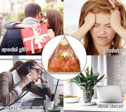 Kristalle Orgonit Pyramide Wassermelone Turmalin Lotus Heilkristalle