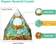 Grün Aventurin Kristall Pyramide Orgonit Lotus Heilkristalle