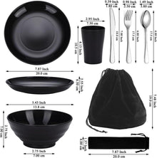 Camping Besteck Set mit