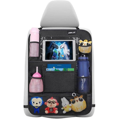 Ezilif Rückenlehnenschutz Auto Kinder Organizer 12 Zoll Tasche iPad/Tablet