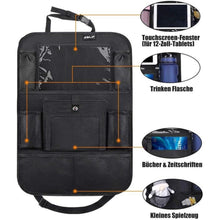 Ezilif Rückenlehnenschutz Auto Kinder Organizer 12 Zoll Tasche iPad/Tablet