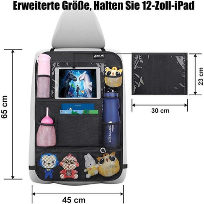 Rückenlehnenschutz Auto Kinder 600D Oxford Sitzschutz Wasserdicht