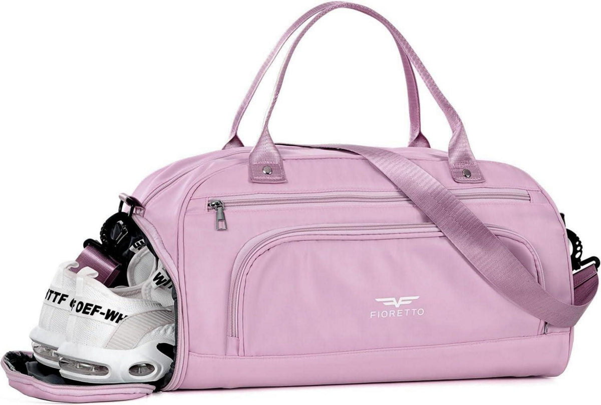 30L Sporttasche Reisetasche mit Schuhfach & Nassfach - Rosa