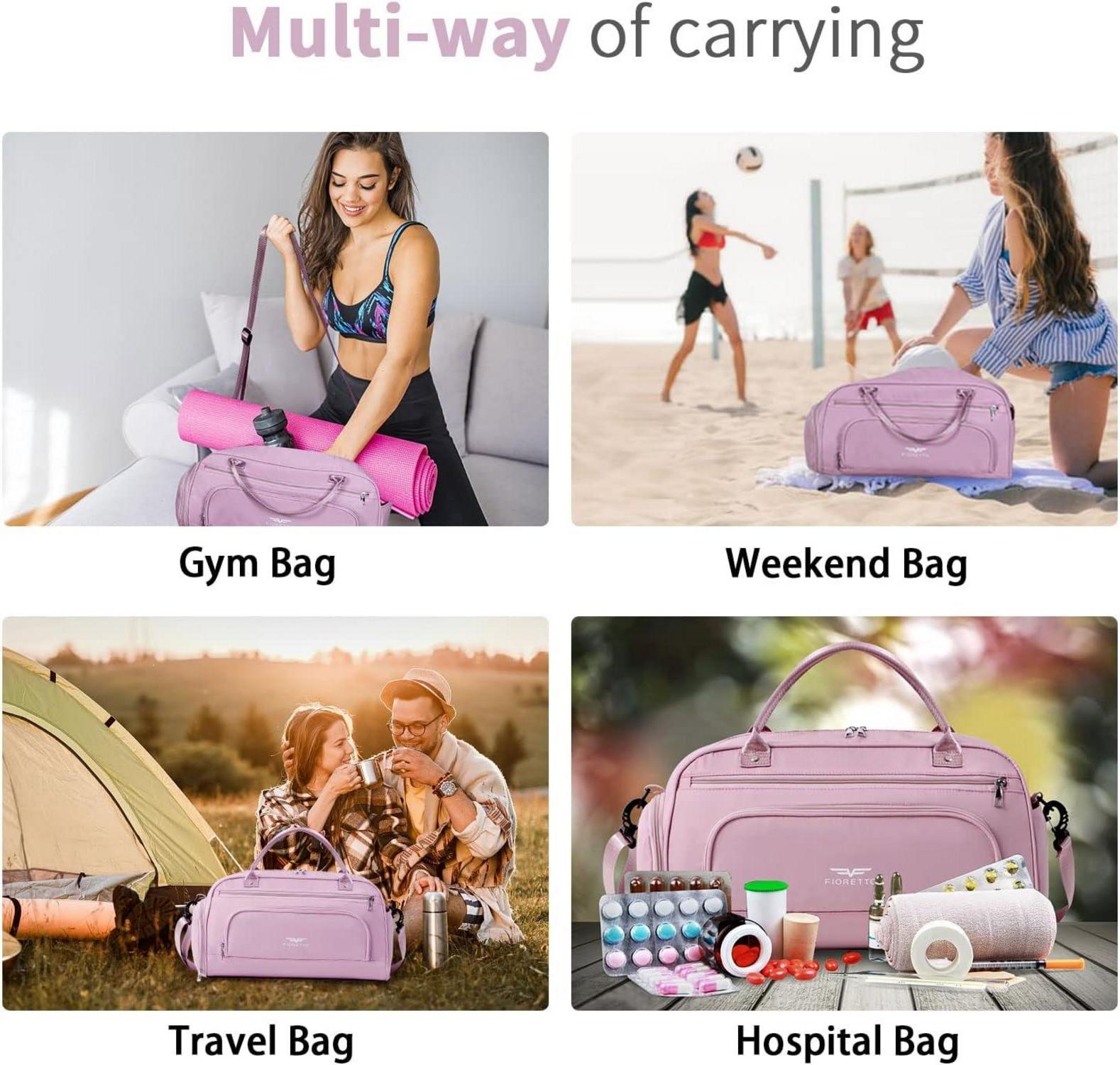30L Multifunktionale Sport- und Reisetasche mit Schuh- und Nassfach in