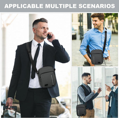 Herren Umhängetasche Schultertasche Wasserdicht Business Alltag