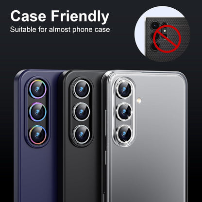 Kameraschutz für Samsung Galaxy S24 5G, 9H Härte, Blasenfrei, HD Metallglas