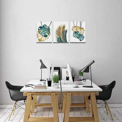 Pflanzen Bilder Wandbilder Wohnzimmer Leinwandbild Set