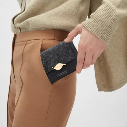 Damen Geldbörse Klein PU Leder Viele Fächer 10 Kartenfächer Zipper