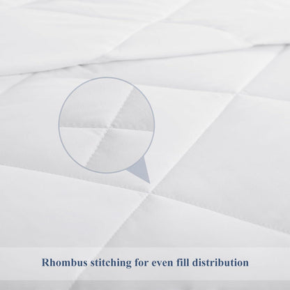 Sommerbettdecke 200x200cm Leichte Steppdecke mit 150GSM Füllung