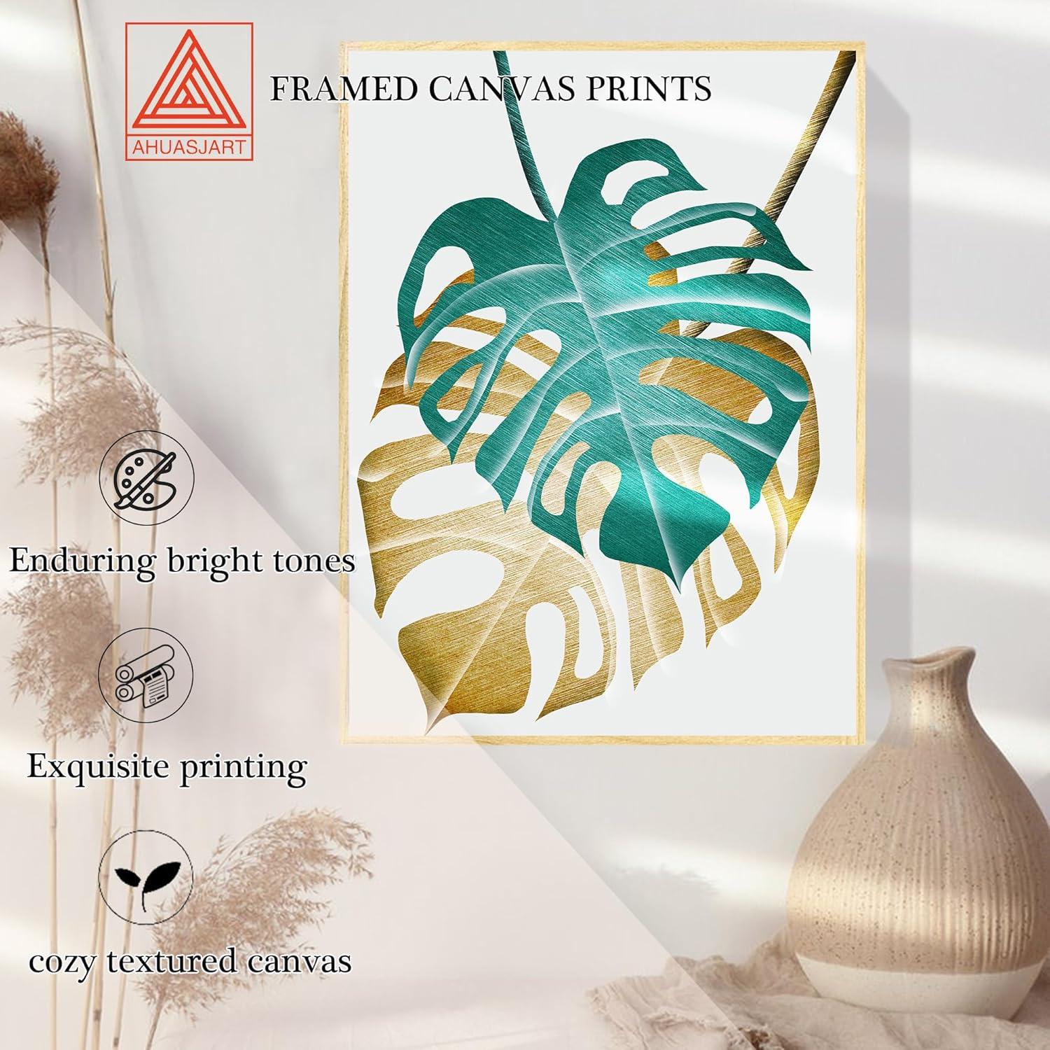 MHARTK66 Pflanzen Holzrahmen Wandbilder Wohnzimmer