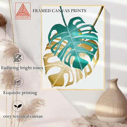 MHARTK66 Pflanzen Holzrahmen Wandbilder Wohnzimmer