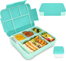 Brotdose Kinder mit Fächern auslaufsicher Bento Box 1300ml