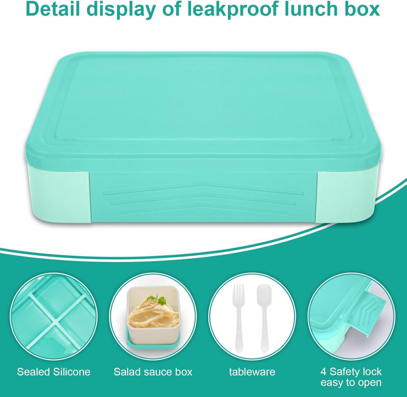 IJIAMY Brotdose Kinder 5 Fächer 1300ml Bento Lunchbox